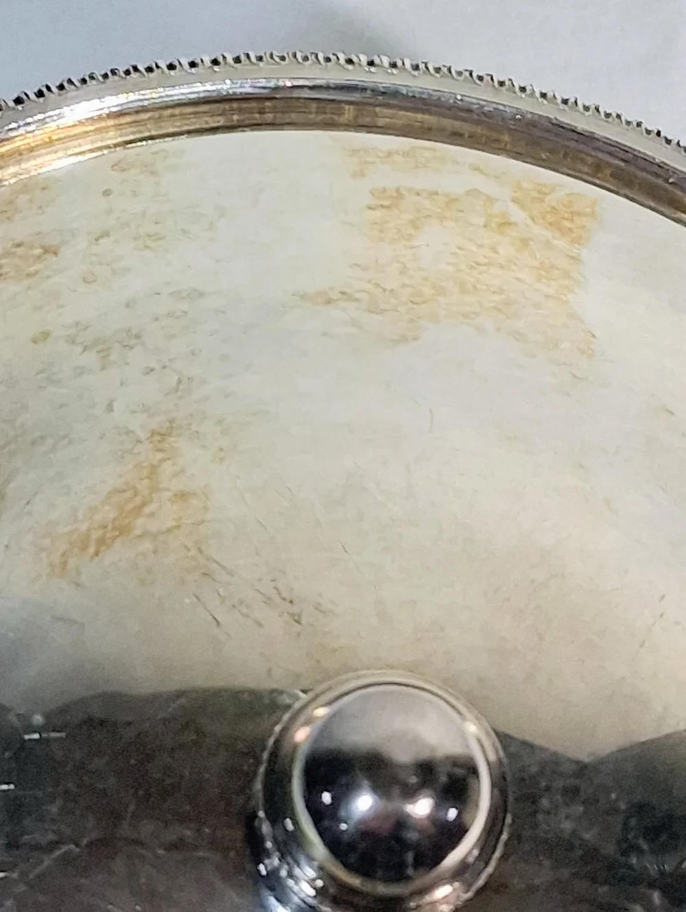 Cavendish E.P. Copper Vintage Covered Serving Bowl/Sugar Bowl with Knob and Feet - Picture 9 of 12